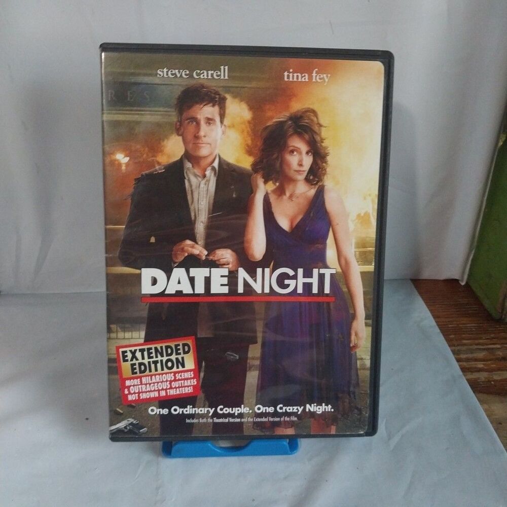 Date Night (DVD, 2010, Daul Layer, Extended Edition, Steven Carell, Tina Fey)